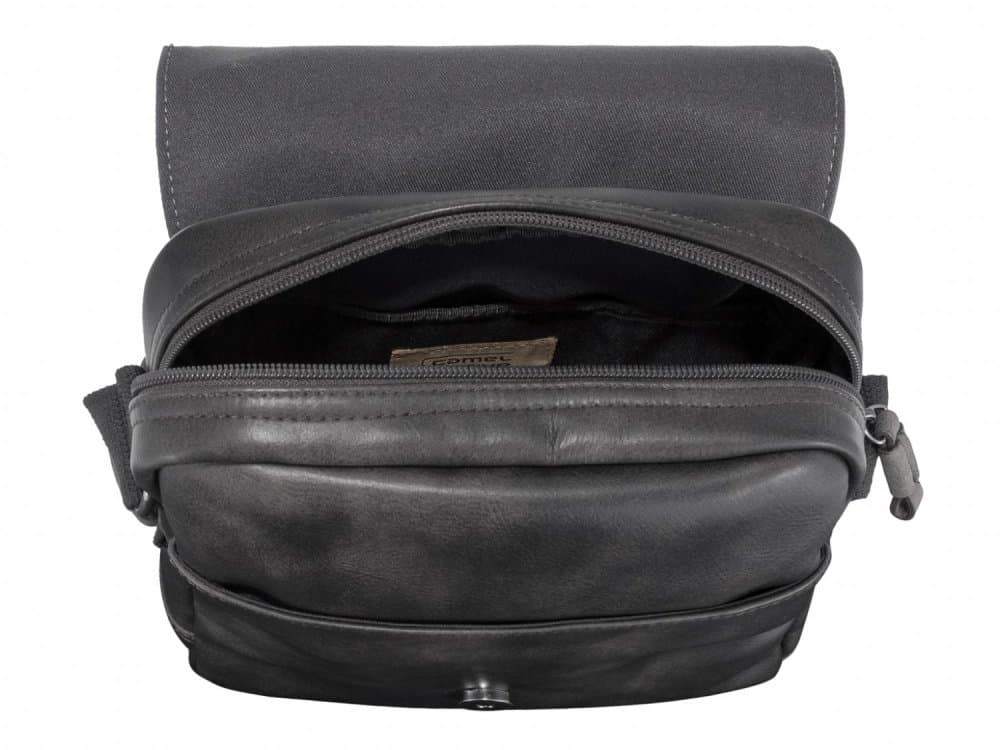 Camel Active taška přes rameno LAOS FLAP BAG S 1049 tmavě šedá - náhled 3