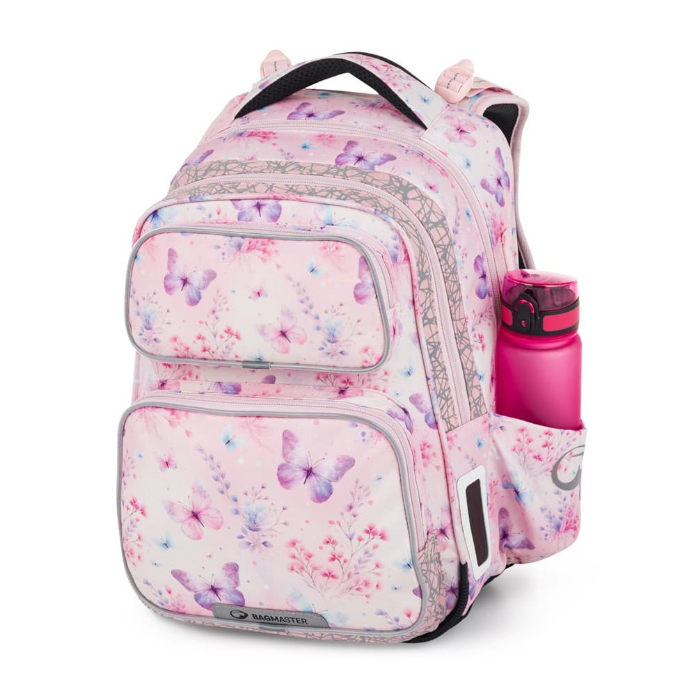 Bagmaster Dopi 25 A školní batoh – motýlci - náhled 5
