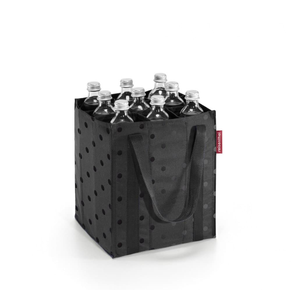 Nákupní taška na lahve Reisenthel Bottlebag Glossy dots black ZJ7075