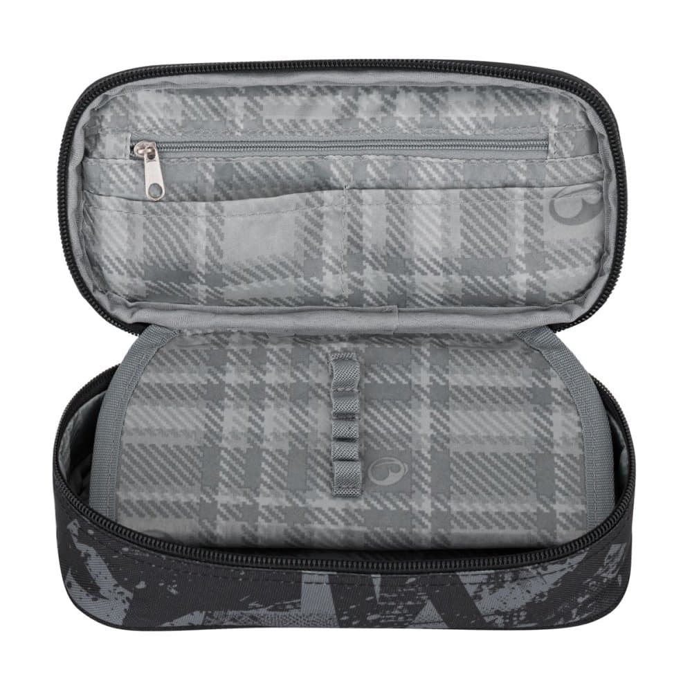 Bagmaster Školní penál NOMAD 25 B – šedo-černý - náhled 3
