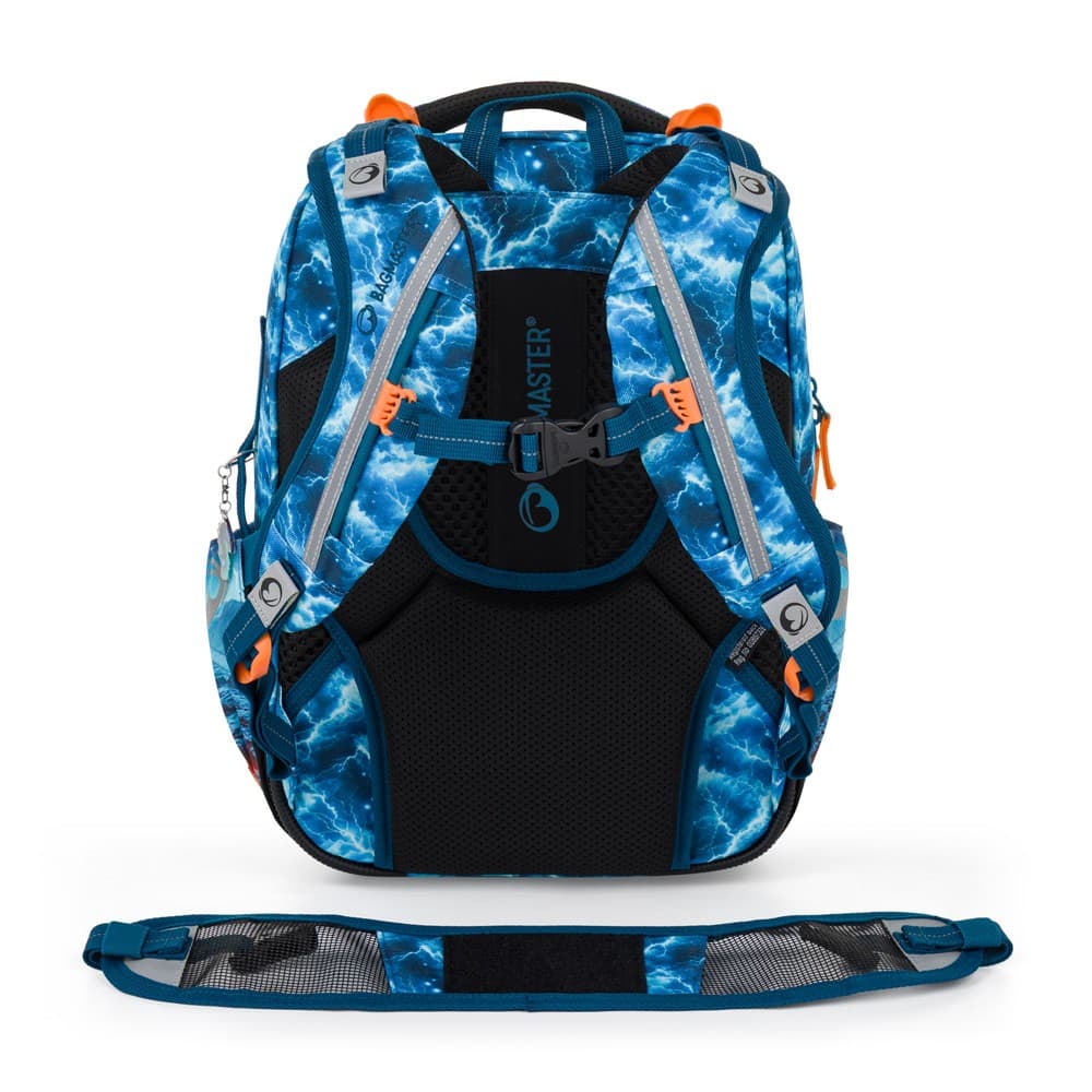 Bagmaster Školní batoh pro děti LUMI 26 D – drak, lehký ergonomický batoh - náhled 4