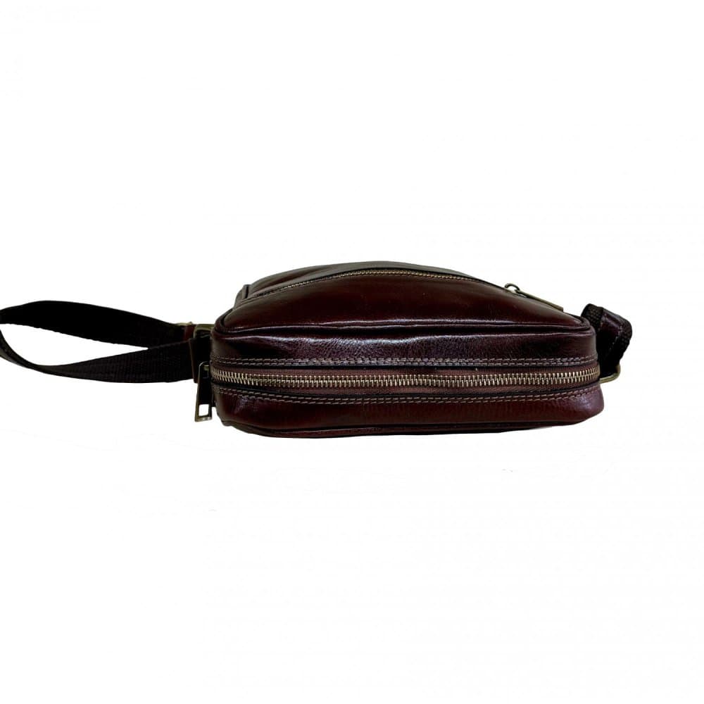 Pánská crossbody taška T08 hnědá - náhled 3