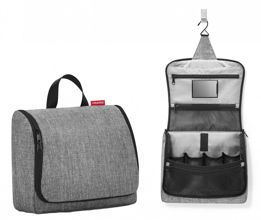 Reisenthel toiletbag XL twist silver