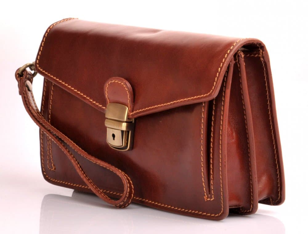 Giglio leather pánská kožená etue na doklady 100-A hnědá - náhled 3