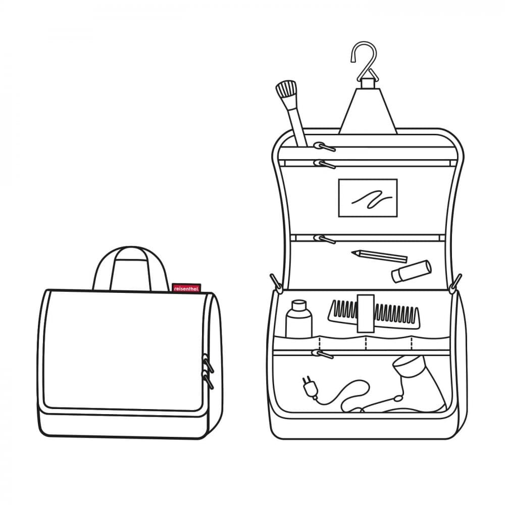 Velká cestovní kosmetická taška Reisenthel Toiletbag XL Twist sage WO5048 - náhled 2