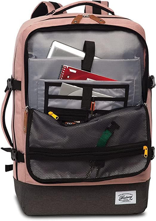 BestWay cestovní batoh CABIN PRO RETRO 40223-2100 růžový 40 L - náhled 3