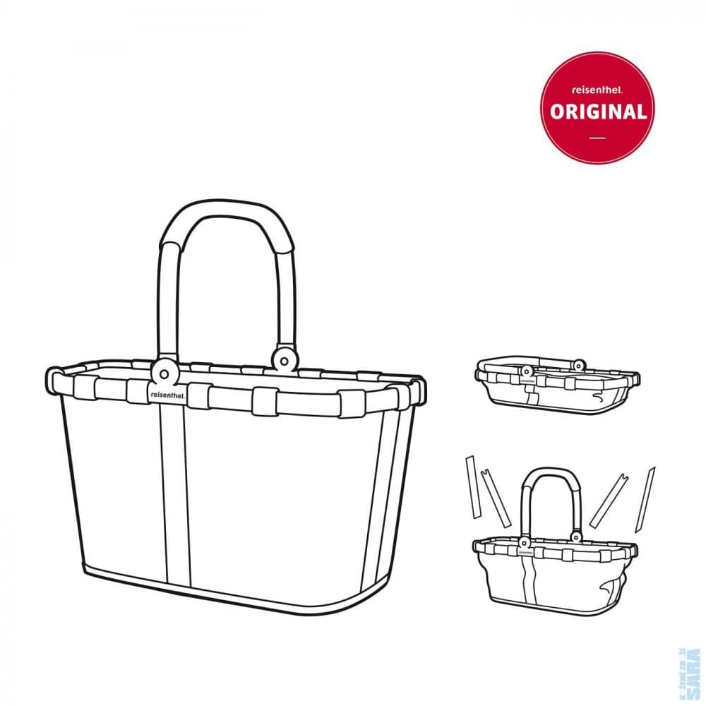 Reisenthel Carrybag Frame Rhombus Midnight Gold - náhled 2
