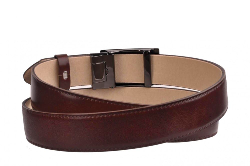 Pánský kožený opasek s automatickou přezkou Penny Belts 35-020-A2-506 100 cm - náhled 3