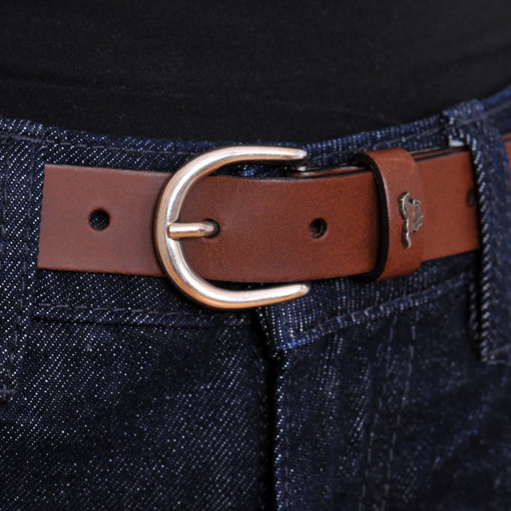 Dámský pásek Mustang MW3001L25-0660 hnědý 100 cm - náhled 5