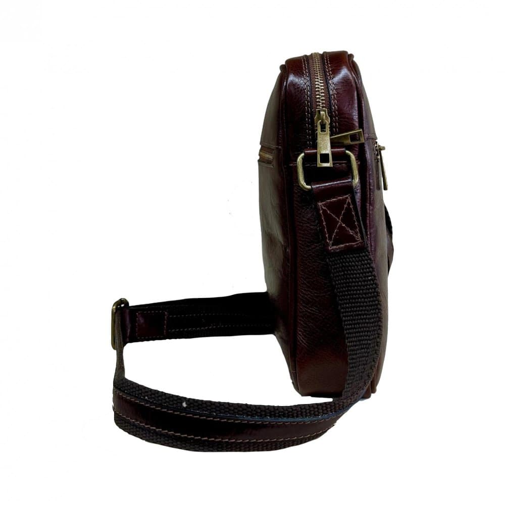 Pánská crossbody taška T08 hnědá - náhled 2