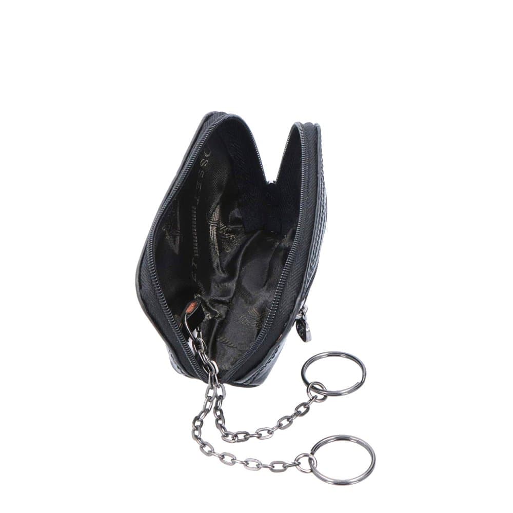 Kožená klíčenka černá Cosset 4475 KOMODO BLACK - náhled 4