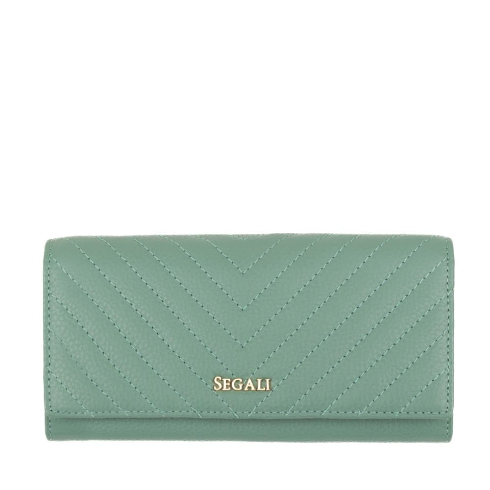 Segali Dámská peněženka kožená SEGALI 50511 lt.green