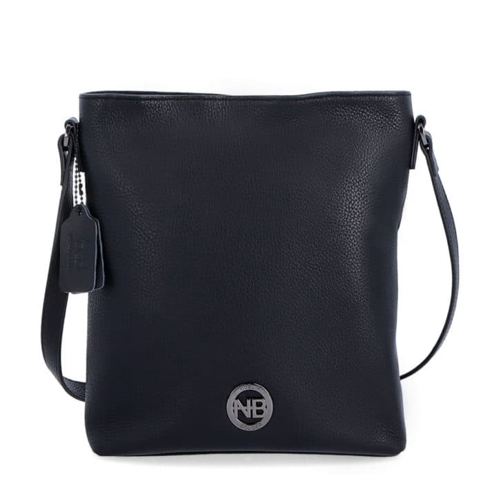 Kožená crossbody kabelka NB-3008 černá - náhled 2
