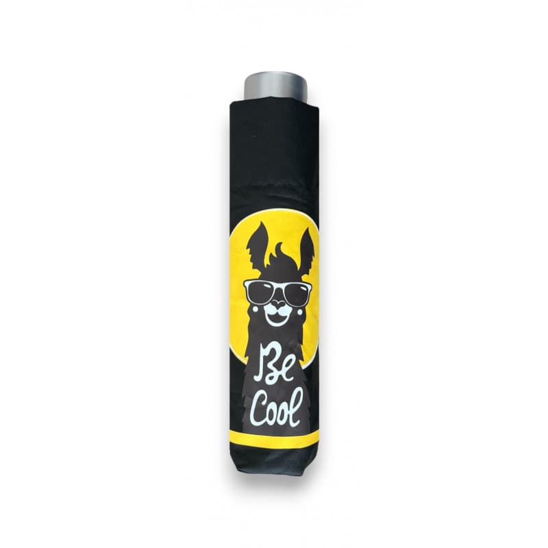 Mini Light Kids black Lama - dětský skládací deštník 722165K13 černý - náhled 2
