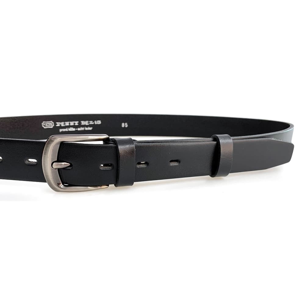 Penny Belts Dámský kožený pásek 30-191-63 černý