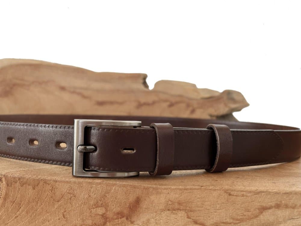 Penny Belts pánský pásek 30-020-506 hnědý 100 cm - náhled 2