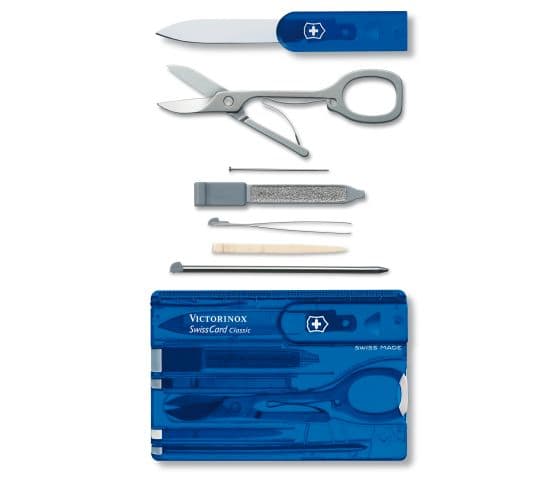 SwissCard Victorinox Classic, transparentní modrá 0.7122.T2 - náhled 2