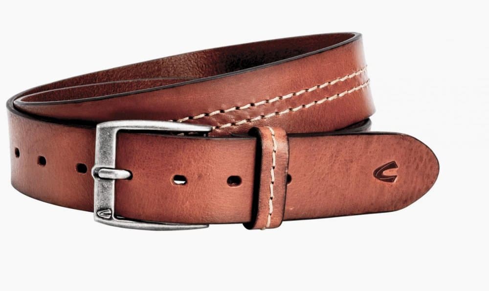 Camel Active Kožený pánský pásek 40 mm 351-115-22 světle hnědý, velikost 110/115 cm 110/115 cm
