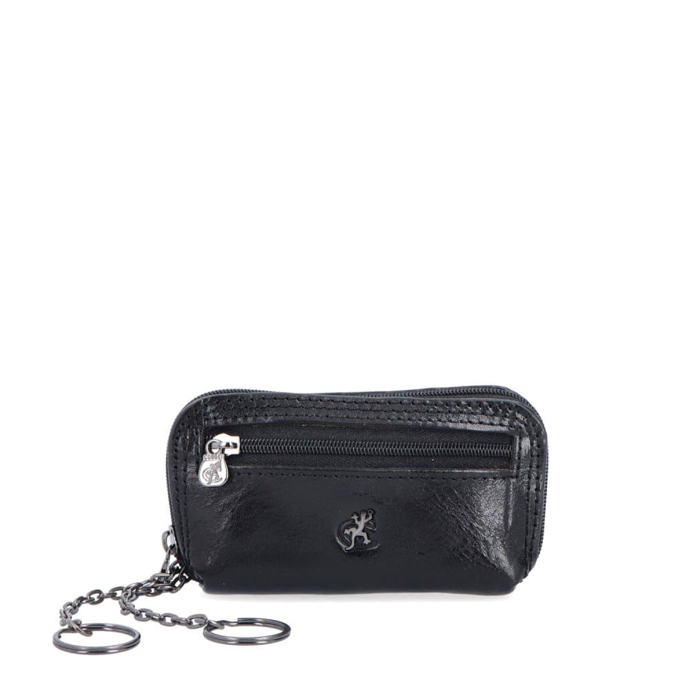 Kožená klíčenka černá Cosset 4475 KOMODO BLACK - náhled 3