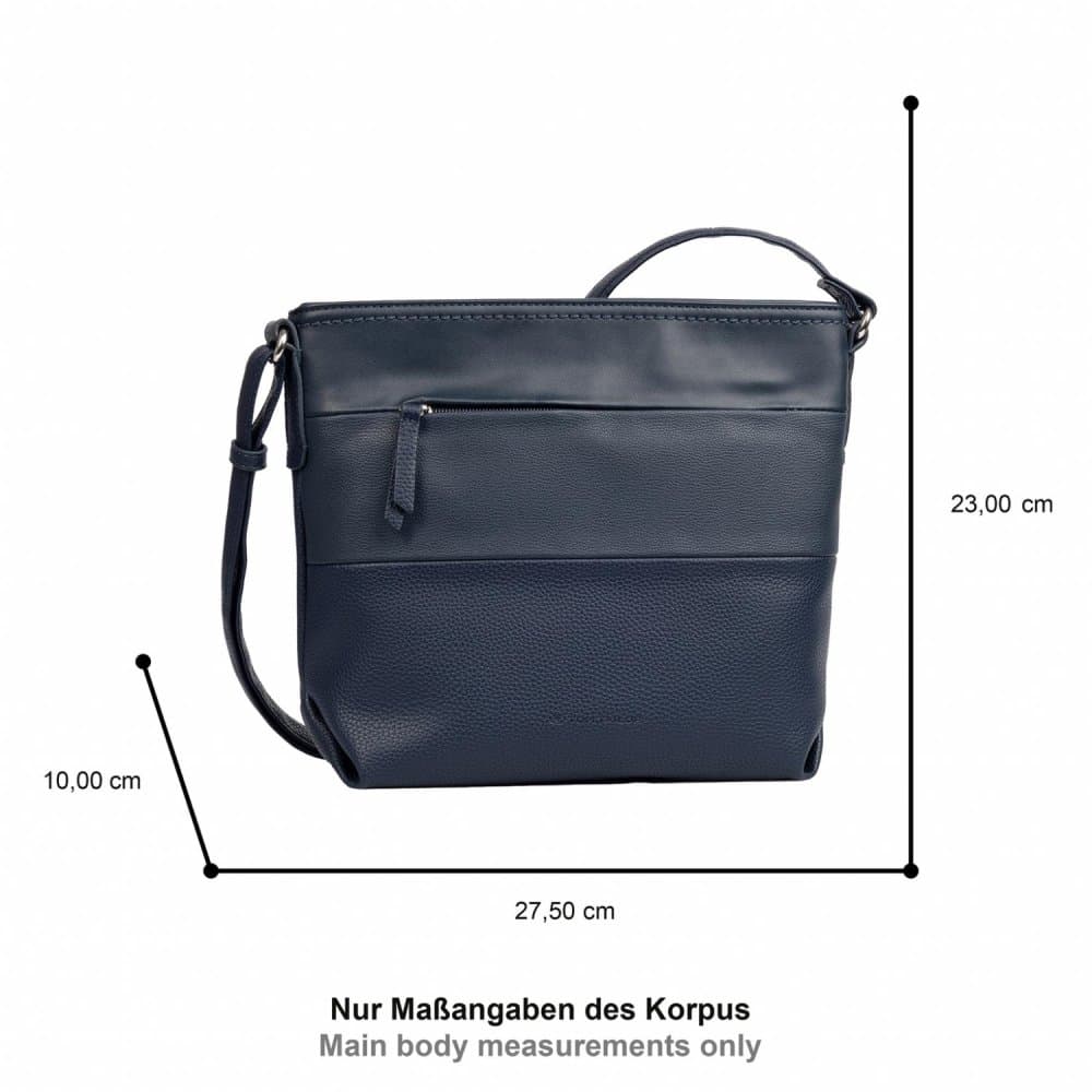 Tom Tailor Nicolina Cross Bag M – Tmavě modrá crossbody kabelka - náhled 4