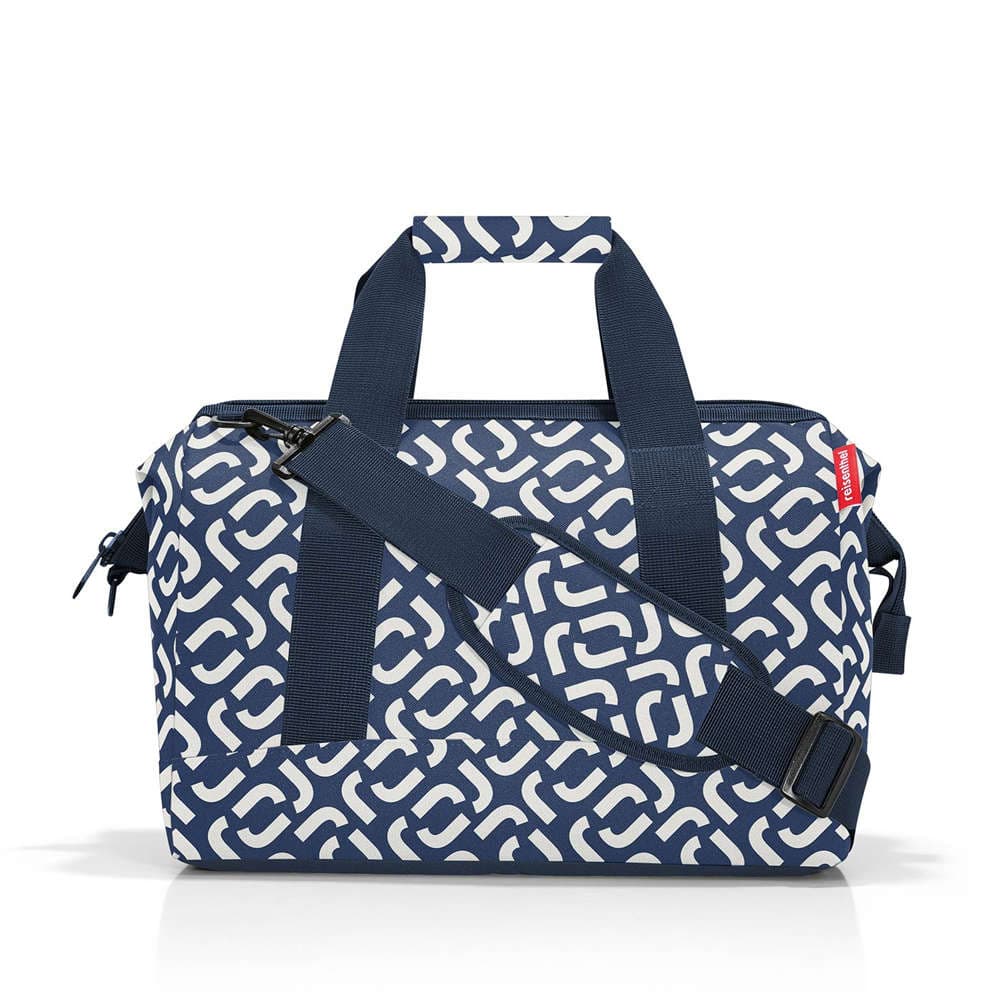 Dámská cestovní taška allrounder M signature navy MS4073 - náhled 3