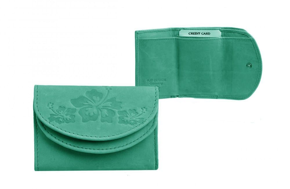 HJP malá peněženka 7116-B TYRKYS GREEN