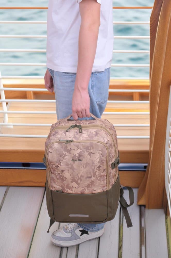 Bestway Cestovní batoh 40330-2600 olivová 30 L, 49 × 35 × 15 cm - náhled 5