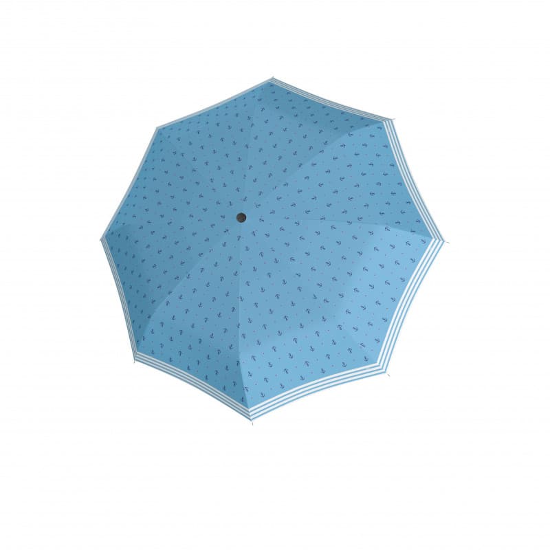 Dámský skládací deštník Fiber Mini Sailor 726465SL03-03 světle modrý - náhled 2