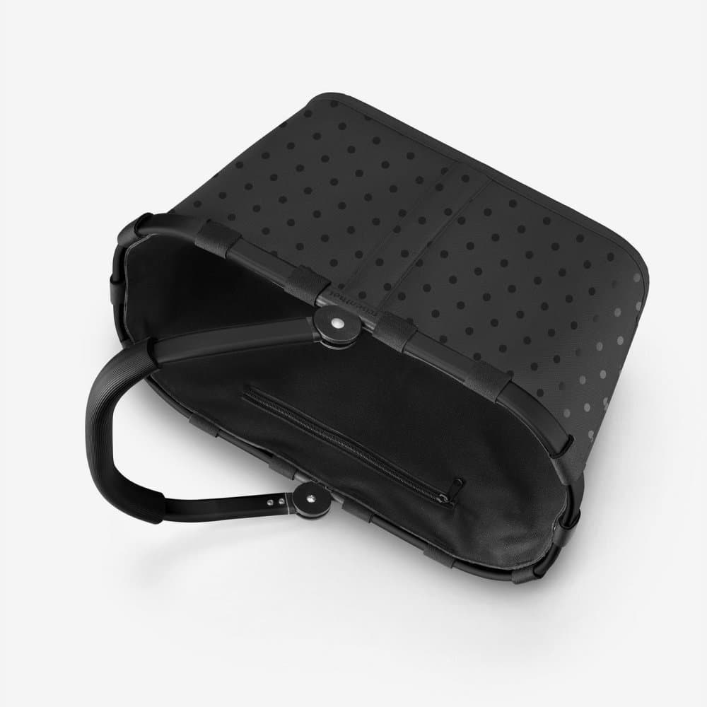 Nákupní košík Reisenthel Carrybag Frame Glossy dots black bk7076 - náhled 4