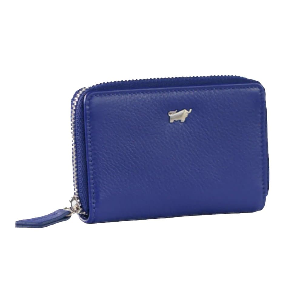 Braun Büffel Mini peněženka JOY z pravé kůže s RFID ochranou – kompaktní a stylová 41311-294-046 modrá - náhled 2