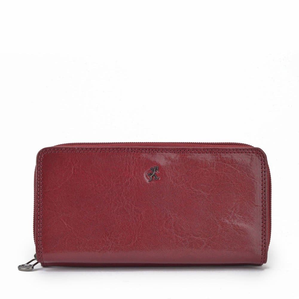 Dámská kožená peněženka Cosset 4401 komodo bordeaux