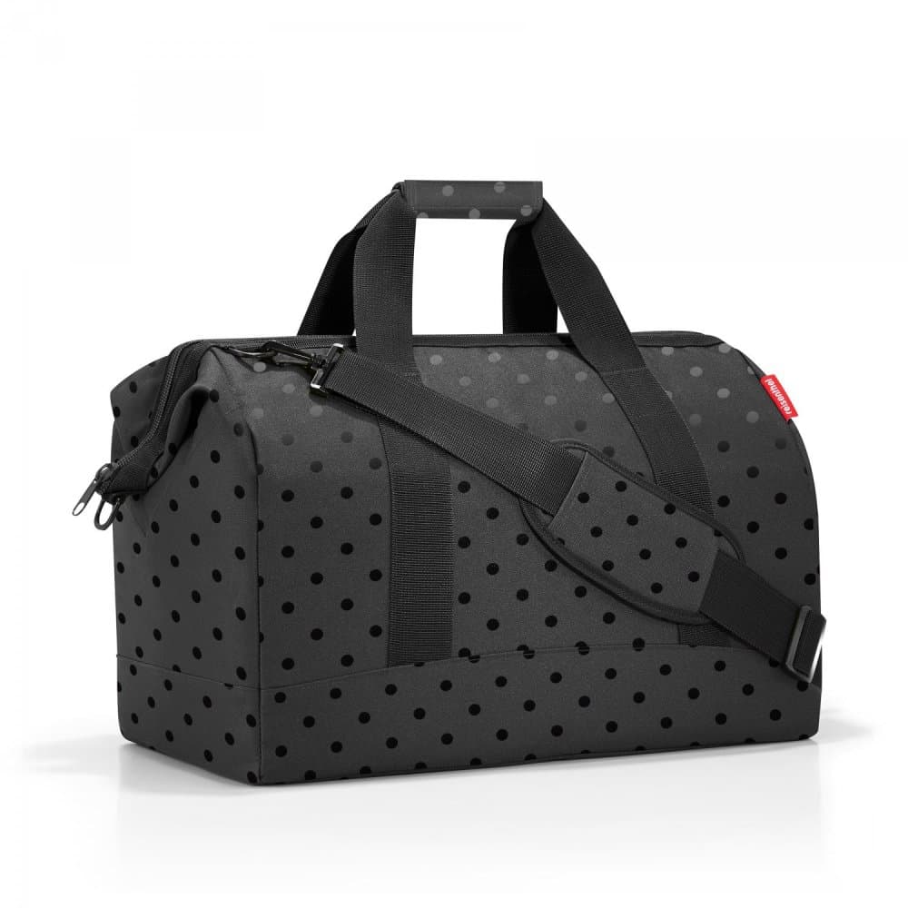 Reisenthel Allrounder L dámská cestovní taška MT7075 Glossy dots black - náhled 4