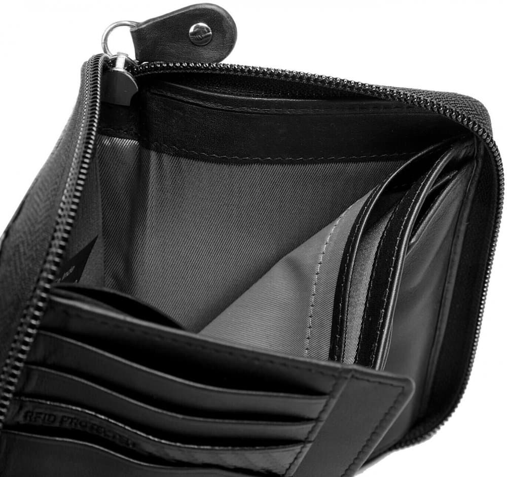 Kožená pánská peněženka celá na zip Bugatti Comet 49220301 - náhled 5