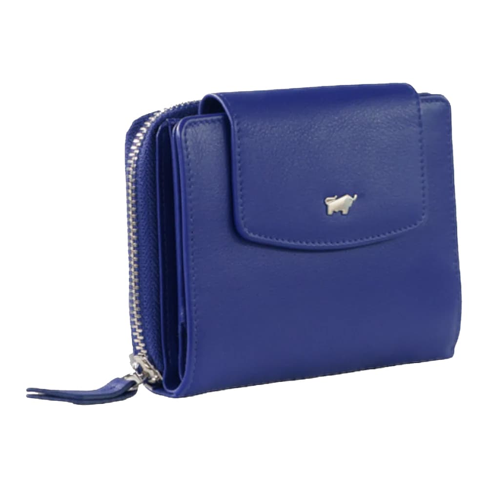 Joy Dámská peněženka z hladké kůže s RFID ochranou – střední velikost 41353-294-046 indigo violet modrá - náhled 4