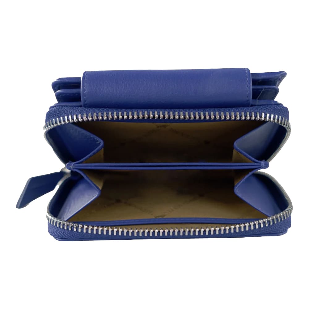 Joy Dámská peněženka z hladké kůže s RFID ochranou – střední velikost 41353-294-046 indigo violet modrá - náhled 5