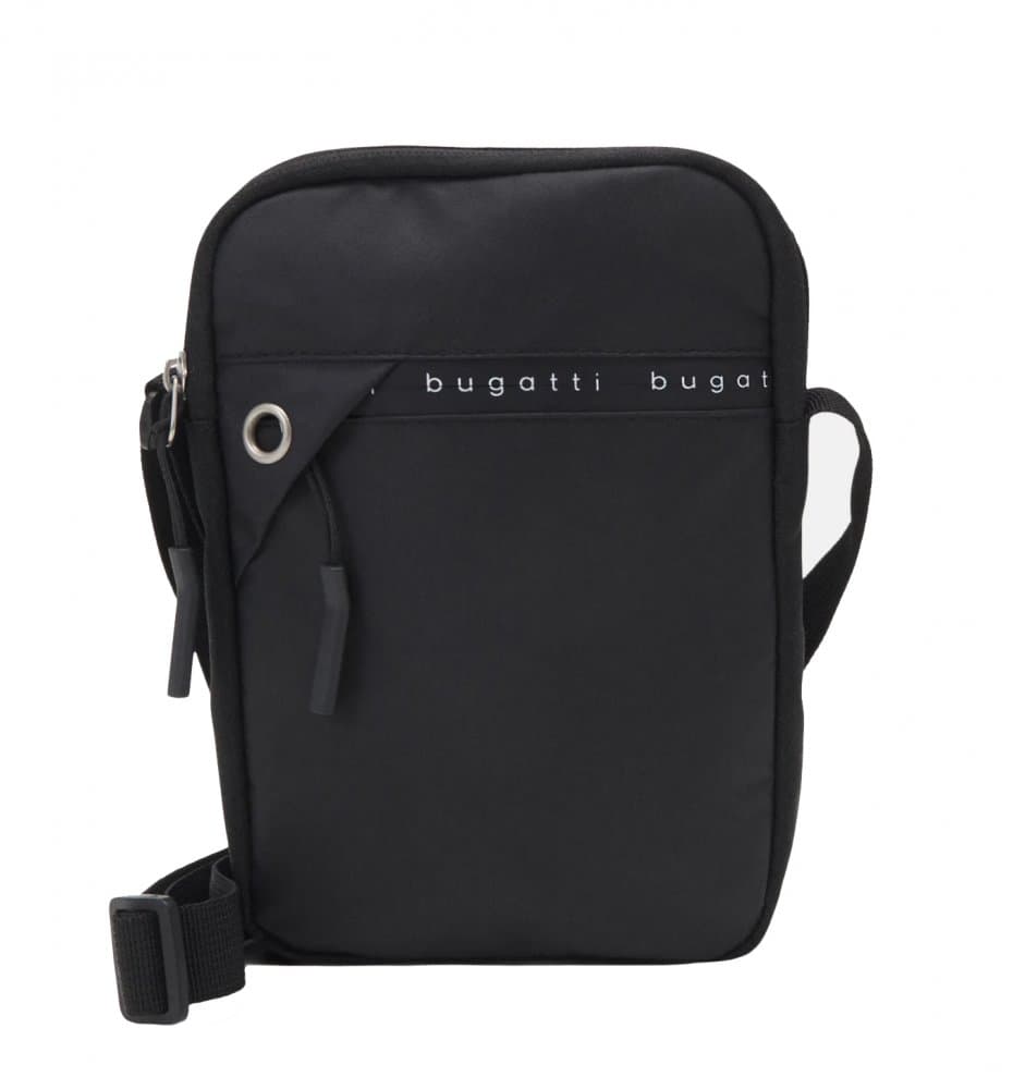 Pánská malá crossbody taška Bugatti BLANC DeLight 49450401 – Černá